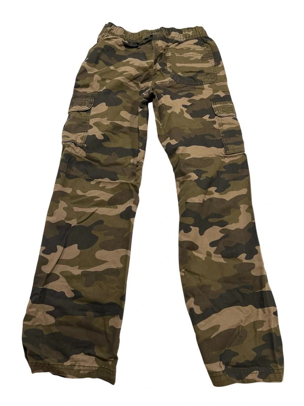 Children's Place Camo Cargo Pants - Olive Green Brown